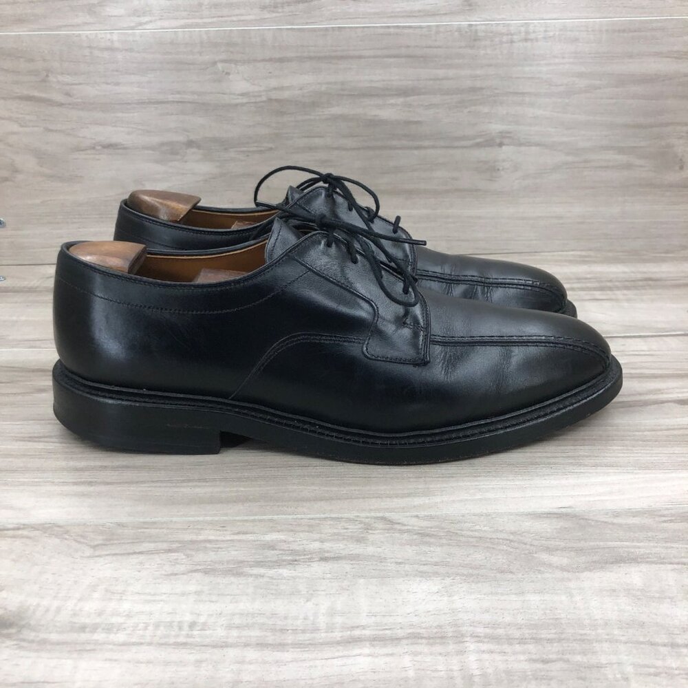 Allen Edmonds Derby Oxfords Mens 9.5D Hillcrest Black Leather Lace Up Dress Shoe
